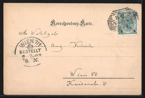 AK Wien, Partie an der Canisius-Kirche