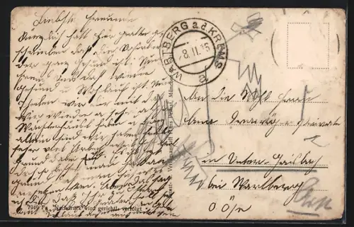 AK Minning, Ortsansicht mit Umgebung aus der Vogelschau