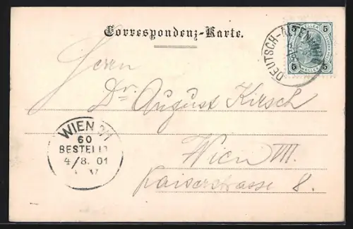 AK Bad Deutsch-Altenburg, Partie am Weiher