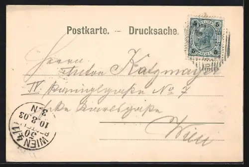 AK Kirchschlag /N.-Oe., Ortsansicht aus der Vogelschau