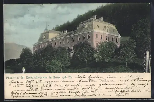AK Bruck a. d. M., Pensionat der Kreuzschwestern