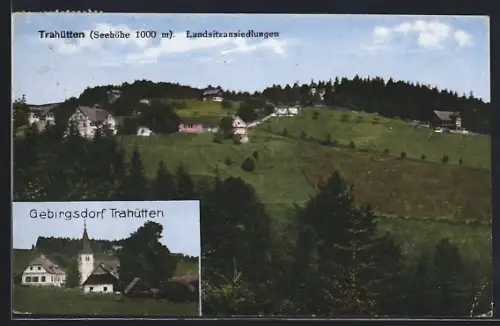 AK Trahütten, Landsitzansiedlungen, Ortskern mit Kirche