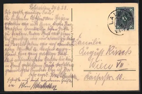 AK Zwiesel / Bayern, Totale mit Arber