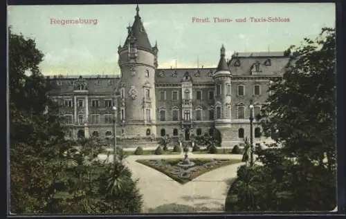 AK Regensburg, Fürstliches Thurn- und Taxis-Schloss