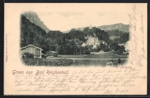 AK Bad Reichenhall, Blick auf St. Pankraz