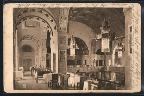 AK Berlin-Tiergarten, Gasthaus Weinhaus Rheingold am Potsdamer Platz, Kaiser-Saal Galerie