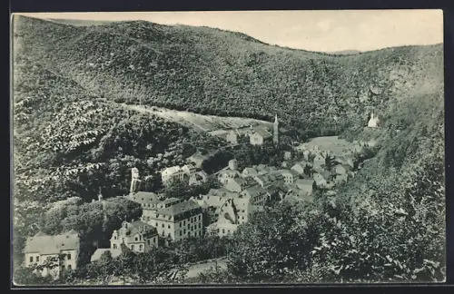 AK Bad Bertrich, Ortsansicht von Westen
