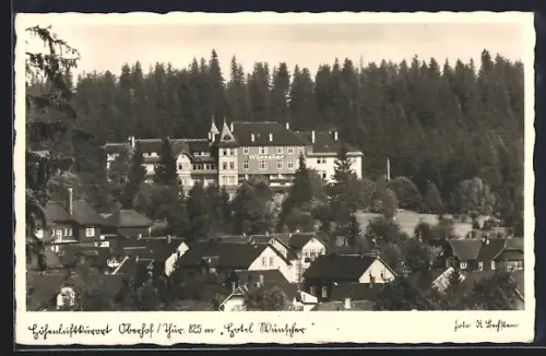 AK Oberhof / Thüringen, Hotel Wünscher
