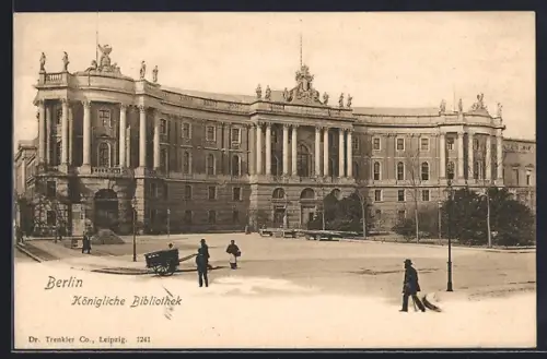 AK Berlin, Königliche Bibliothek, Unter den Linden