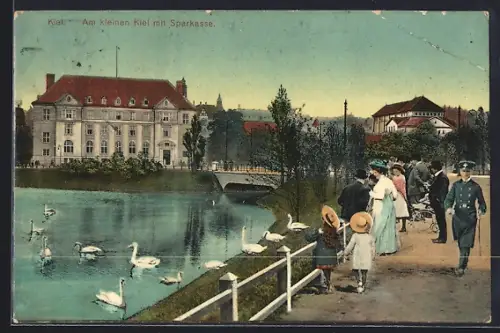 AK Kiel, Am kleinen Kiel mit Sparkasse