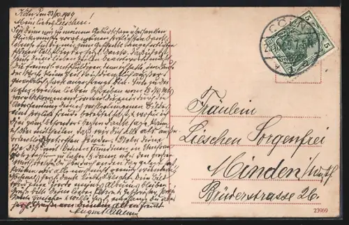 AK Köln a. Rh., Kolping-Denkmal