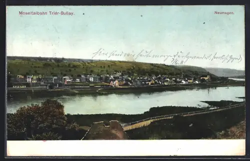 AK Neumagen, Moseltalbahn Trier-Bullay