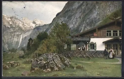 AK Berchtesgaden, Gasthaus Salealpe am Obersee