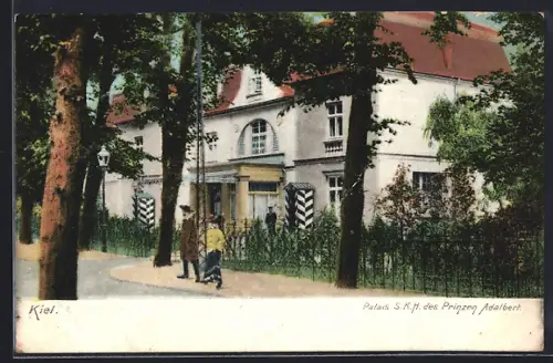 AK Kiel, Palais S. K. H. des Prinzen Adalbert