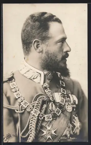 AK Prinz Ludwig von Bayern in Galauniform