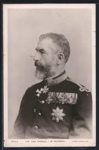 AK H. M. King Charles I. of Roumania