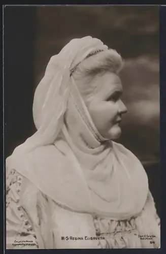 AK Regina Elisaveta von Rumänien