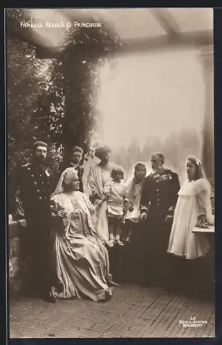 AK Familiile Regalá si Princiara, Königsfamilie von Rumänien