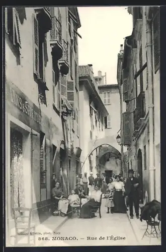 AK Monaco, Rue de l`Église