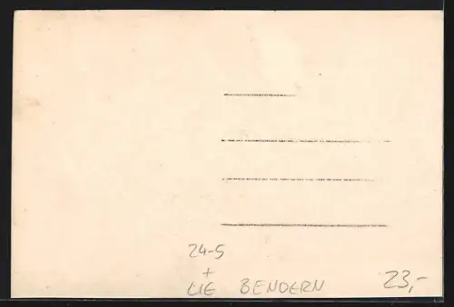 AK Bendern, Hochwasser am 26. September 1927