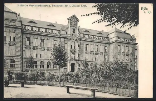 AK Köln-Neustadt, Städtische Maschinenbauschule