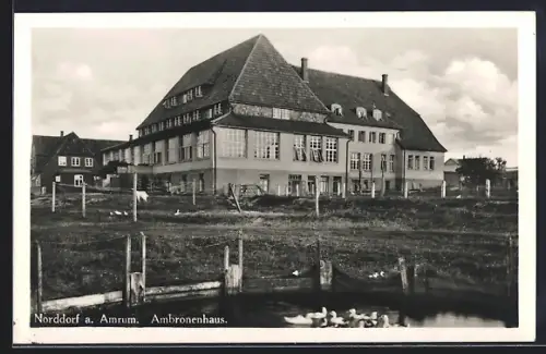 AK Norddorf a. Amrum, Partie am Ambronenhaus