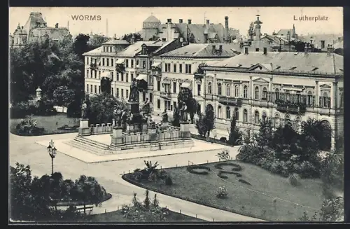 AK Worms, Partie am Lutherplatz