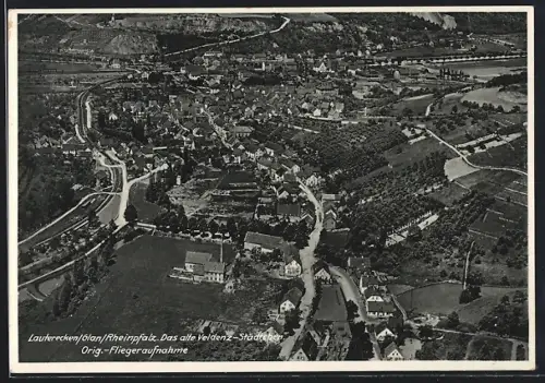 AK Lauterecken /Glan, Fliegeraufnahme des Ortes