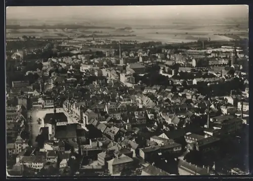 AK Finsterwalde /N.-L., Fliegeraufnahme des Ortes