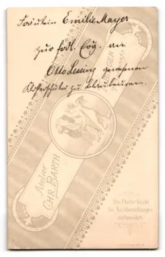 Fotografie Christian Barth, Tübingen, Gartenstr. 7, Otto Lessing im Porträt