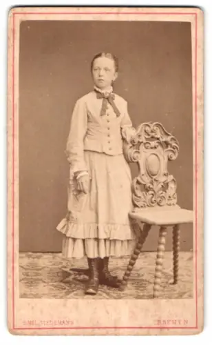 Fotografie Emil Tiedemann, Bremen, Richtweg 12, Helene Braesen, geb. Benedix
