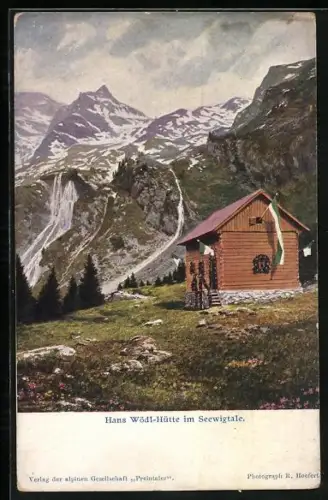AK Hans Wödl Hütte, Berghütte der Alpine-Gesellschaft Preinthaler Wien