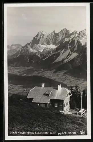AK Schladmingerhütte, Berghütte an der Planai mit Blick zum Dachstein