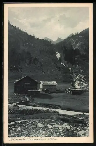 AK Krimmler Tauernhaus, Blick auf die Berghütte