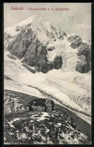 AK Schaubachhütte, Berghütte mit der Königsspitze