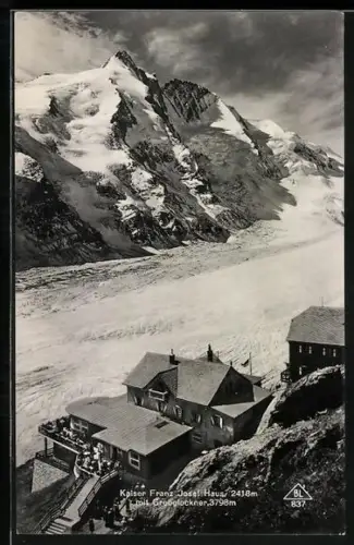 AK Kaiser Franz Josef-Haus mit Grossglockner