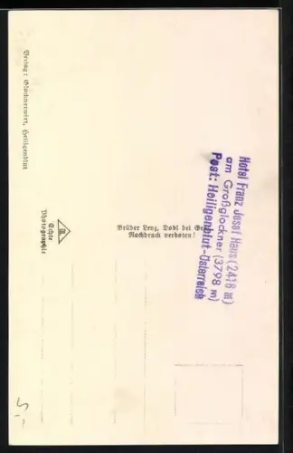 AK Kaiser Franz Josef-Haus mit Grossglockner