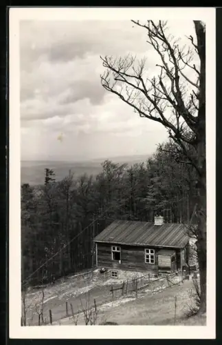 AK Schöpfl-Hütte der Sektion Wienerwald des Ö. T. K. am Schöpfl