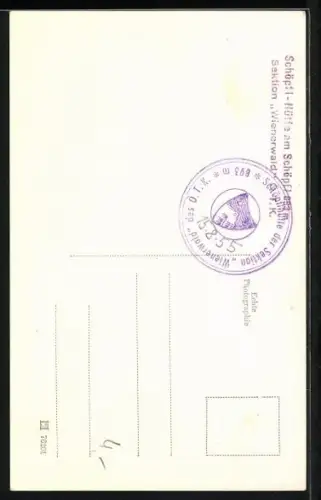 AK Schöpfl-Hütte der Sektion Wienerwald des Ö. T. K. am Schöpfl