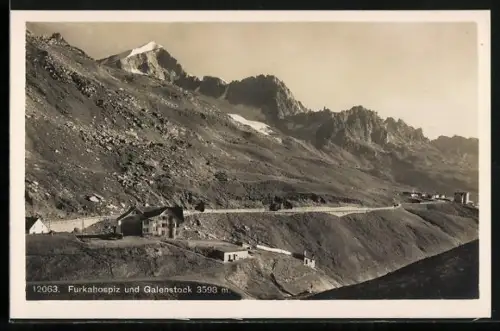 AK Furkahospiz, Berghütte und Galenstock