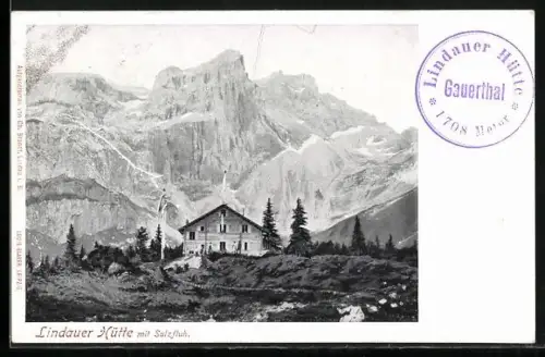 AK Lindauer Hütte, Motiv mit Sulzfluh