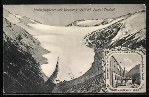 AK Sammoarhütte am Niederjochferner Oetztal