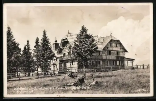 AK Waldheimat-Schutzhaus auf der Stanglalm