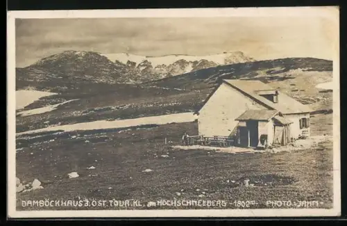 AK Damböckhaus d. Österreichischen Touristen Klub am Hochschneeberg