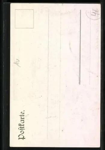 Künstler-AK Ernst Platz: Gleiwitzer Hütte am Hochtenn im Hirzbachthal