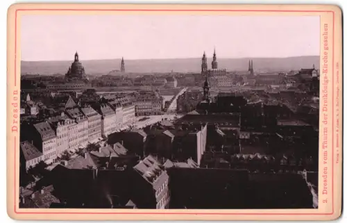 Fotografie Römmler & Jonas, Dresden, Ansicht Dresden, Blick über die Stadt vom Turm der Dreikönigskirche