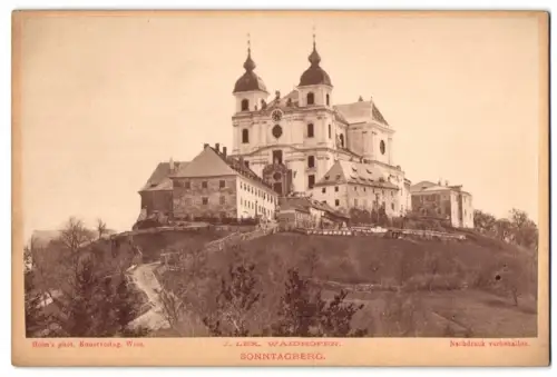 Fotografie J. Lex, Waidhofen, Ansicht Sonntagberg, Blick nach der Basilika