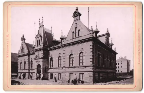 Fotografie Lautz, Darmstadt, Ansicht Mülhausen i. E., das Officier-Casino des Inf.-Rgt. No. 142