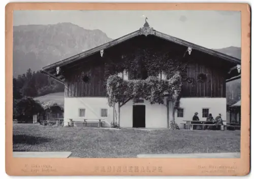 Fotografie Franz Grainer, Reichenhall, Ansicht Bad Reichenhall, die Padingeralpe