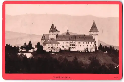 Fotografie Würthle & Spinnhirn, Salzburg, Ansicht Raach am Hochgebirge, Blick zur Burg Wartenstein